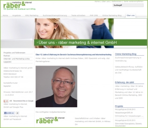 räber marketing & internet GmbH: Content- und Online-Marketing Angentur für KMU